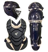 Conjunto Catcher Easton Black Magic 2.0 para jovens de 9 a 12 anos, azul marinho
