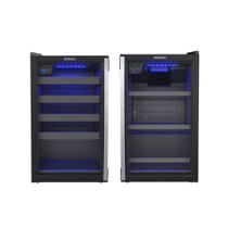 Conjunto Cervejeira Venax Blue Light 102 Litros + Adega Piubella 24 Garrafas Porta Invertida Preto - 110V