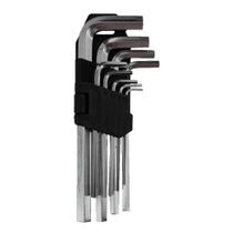 Conjunto Chave Allen M Hexagonal 9 Peças Com Case Plástico