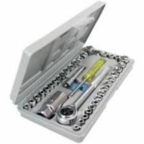 Conjunto Chave Canhão Com 40 Peças Portátil Luatek Lwj-138 Conjunto Chave Canhão Com 40 Peças Portátil Luatek Lwj-138
