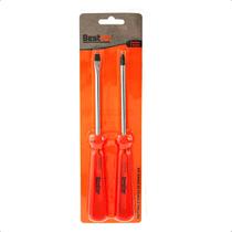 Conjunto Chave De Fenda e Phillips 2 Peças Bestfer Conjunto Chave De Fenda e Phillips 2 Peças Bestfer