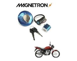 Conjunto Chave Ignição Travas Fan 125 2009 2010 2011 2012