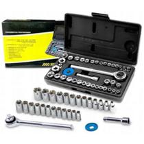 Conjunto Chave Soquete 40 Peças - Aço Resistente
