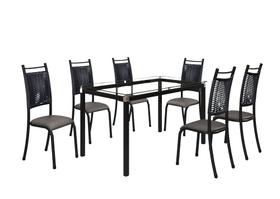 Conjunto Chicago 06 Cadeiras com Base Tocantins BM Tubulares