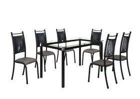 Conjunto Chicago 06 Cadeiras com Base Tocantins BM Tubulares Conjunto Chicago 06 Cadeiras com Base Tocantins BM Tubulares