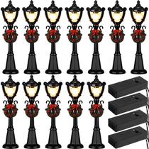 Conjunto Christmas Village Treela Mini Street Light 12 unidades