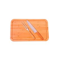 Conjunto Churrasco Bamboo Tábua Retangular - Mor