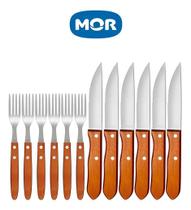 Conjunto Churrasco garfo e faca 12 peças