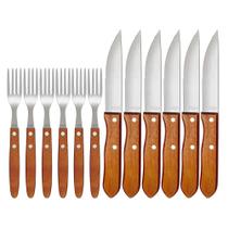 Conjunto Churrasco Mor 12Pçs Garfo e Faca em Inox - 003931