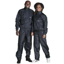 Conjunto Chuva Alba Nylon Europa Preta Unissex