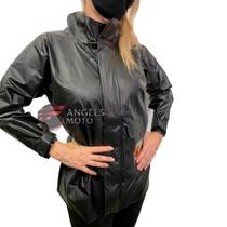 Conjunto Chuva Cachorro Locco PVC Plus Feminina Conjunto Chuva Cachorro Locco PVC Plus Feminina