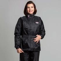 Conjunto Chuva California Nylon Preta Feminina Conjunto Chuva California Nylon Preta Feminina