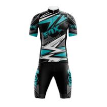 Conjunto Ciclismo Bermuda e Camisa Fox Shox - GPX Sports
