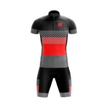 Conjunto Ciclismo Bermuda E Camisa Gpx Speed Red-P
