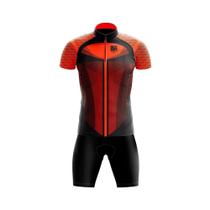 Conjunto Ciclismo Bermuda e Camisa GPX Wave Black Colors