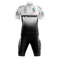 Conjunto Ciclismo Bermuda e Camisa Petronas