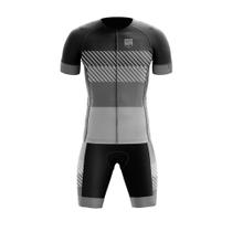 Conjunto Ciclismo Bretelle e Camisa GPX Elite Speed Gray - GEL