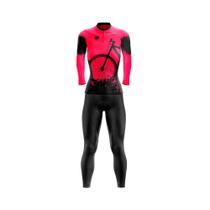 Conjunto Ciclismo Calça e Manga Longa GPX Bike Pink