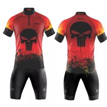 Conjunto Ciclismo Camisa e Bermuda C/ Forro Gel