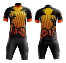 Conjunto Ciclismo Camisa e Bermuda C/ Proteção UV