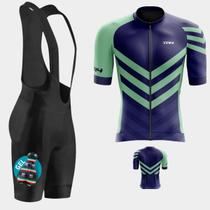 Conjunto Ciclismo Camisa Premium Apex e Bretelle Gel