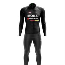 Conjunto Ciclismo Masculino Inverno - Camisa Manga Longa + Calça de Gel
