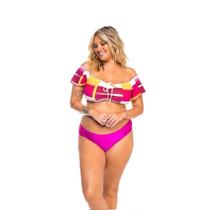 Conjunto ciganinha estampado rosa Conjunto ciganinha estampado rosa