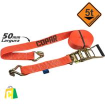 Conjunto Cinta Catraca Amarração Carga Pesada 5T 9 Metros Conjunto Cinta Catraca Amarração Carga Pesada 5T 9 Metros