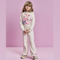 Conjunto Cinti Infantil Menina Blusão C Touca e Calça 12886 -