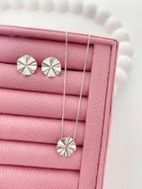 Conjunto Círculo Organico Prata Conjunto Círculo Organico Prata
