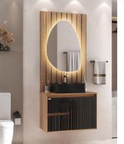 Conjunto Clarice 60 Suspenso Painel Espelho LED Cuba Stella - Fabribam Conjunto Clarice 60 Suspenso Painel Espelho LED Cuba Stella - Fabribam