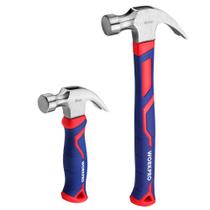 Conjunto Claw Hammer WORKPRO, 2 peças, alça de fibra de vidro de 225 g e 450 g