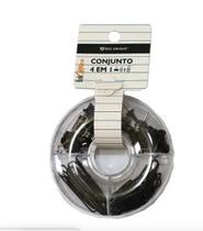 Conjunto Clipes & Binders - 4 em 1