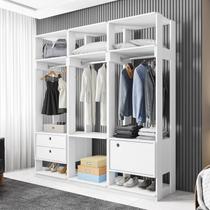 Conjunto Closet Modulado com 3 Cabideiros 1 Porta 2 Gavetas Titan Móveis Leão