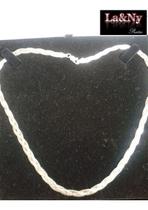 Conjunto Colar 45 Cm E Pulseira 18 Cm Prata 925 3 Fios