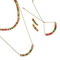 Conjunto Colar, Brinco E Pulseira Armém Rr Bijoux Riviera