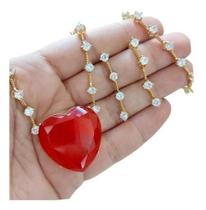 Conjunto Colar Brinco Pulseira Ouro 18k Zircônia - Semi Joia