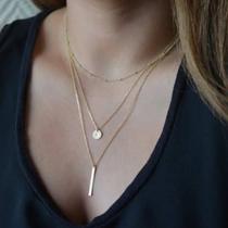 Conjunto Colar cor dourado Conjunto Colar cor dourado