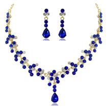 Conjunto Colar e Brinco Debutante Miss Festa Baile Color