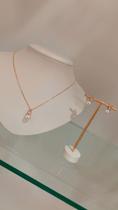 Conjunto colar e brinco