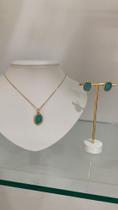 Conjunto colar e brinco
