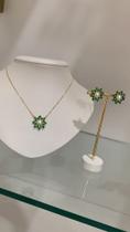 Conjunto colar e brinco