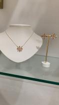 Conjunto colar e brinco