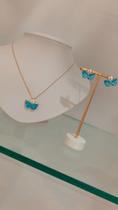 Conjunto colar e brinco