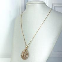 Conjunto Colar e Brinco Gota Conjunto Colar e Brinco Gota