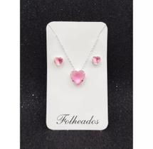 Conjunto Colar e Brinco Kit Conjunto Colar e Brinco Kit