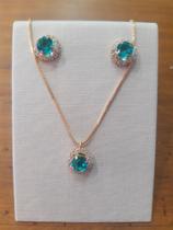 Conjunto colar e brinco