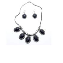 Conjunto Colar e Brinco Prateado