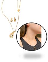 Conjunto Colar e Brincos Gota