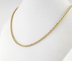 Conjunto Colar E Pulseira Bailarina 40 Cm 3.7 Ouro 18k 750 Conjunto Colar E Pulseira Bailarina 40 Cm 3.7 Ouro 18k 750